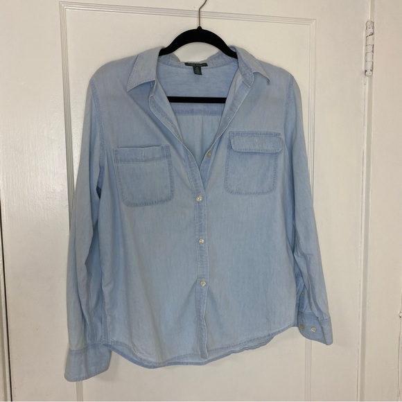 Ralph Lauren Jeans Co. Denim Button Down Shirt - Picture 2 of 7